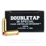 DOUBLETAP AMMUNITION 38SPL 110GR