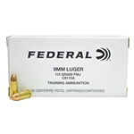 FEDERAL 9MM RTP 9MM 115GR RANGE TARGET PRACTICE