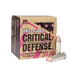 HORNADY CRITICAL DEFENSE 9MM 100GR LITE