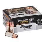 SIG SAUER VCROWN 124GR 9MM