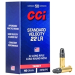 CCI/SPEER STANDARD VELOCITY 22LR 40GR