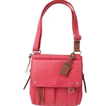 BULLDOG CROSS BODY PURSE PINK