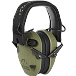 WALKER ELECTRONIC EARMUFF, OD GREEN PATRIOT SERIES