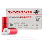 WINCHESTER SUPER TARGET  LIGHT TARGET LOAD 112GA 2.75"  1 1/8OZ