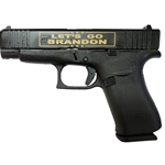 GLOCK G48 LETS GO BRANDON CERAKOTE 9MM
