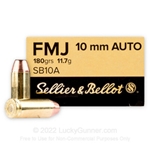 SELLIER & BELLOT 10MM FMJ 180GR