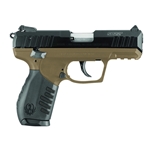 RUGER SR22 BK/FDE 3.5" Barrel