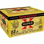 WINCHESTER SUPER-X POWER-POINT 22LR 222RD 40GR