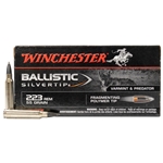 Winchester Ammunition BALLISTIC SILVERTIP 223 REM 55GR 20rd