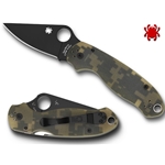 Spyderco PARA 3 PLN BLK/CAMO C223GPCMOBK