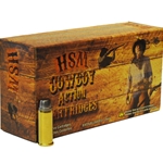 HSM Ammo 38 SPL ROUND NOSE FLAT POINT 158GR Cowboy Action Lead