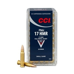 CCI/SPEER 17HMR 20GR FMJ