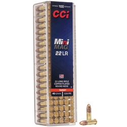 CCI/SPEER 22 MINI MAG .22LR 40GR 1235FPS TARGET