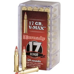 HORNADY 17HMR 17gr vmax