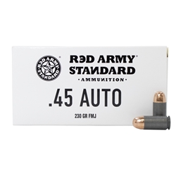 RED ARMY STANDARD 45AUTO STEEL STEEL CASED 45ACP 230GR