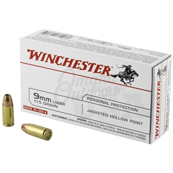 WINCHESTER 9MM HOLLOW POINT 9mm 115gr