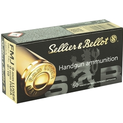 SELLIER & BELLOT 9MM LUGER 9mm 115gr