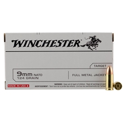 WINCHESTER 9MM NATO 9MM 124GR FMJ