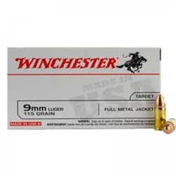 WINCHESTER 9MM TARGET 9MM 115GR