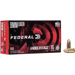 FEDERAL AMERICAN EAGLE 9MM 115GR