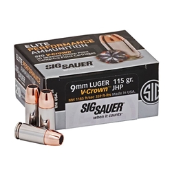 SIG SAUER VCROWN 9MM 115GR