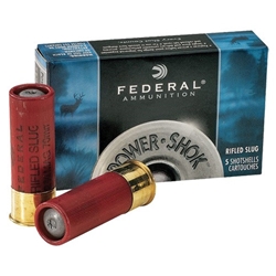 FEDERAL POWERSHOK 12GA 2.75IN 1OZ RIFLED SLUG