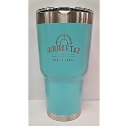 GREENS STEEL AQUA TUMBLER SET 30oz Aqua Blue