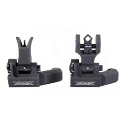 TROY FOLDING BATTLESIGHT 45 DEGREE OFFSET  M4 FRONT/ DI-OPTIC REAR DOA