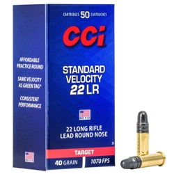 CCI/SPEER STANDARD VELOCITY 22LR 40GR