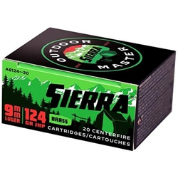 SIERRA OUTDOOR MASTER 9MM 124GR