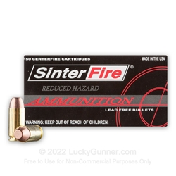 Sinterfire 40 S&W 125GR RHA Lead Free