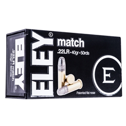 ELEY .22LR 40 GR. 50 ROUNDS