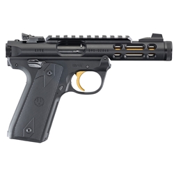 RUGER MARK IV 22/45 LITE BLK/GLD 4.4" Barrel 10rd