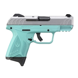 RUGER SECUIRTY-9 Teal/Silver 9mm Compact 3.4"