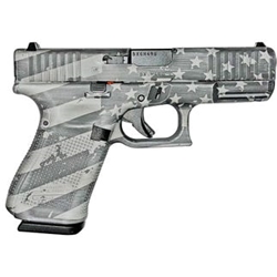 GLOCK 19 GEN5 Distressed Flag Gray 9mm 4.02" G19